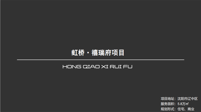 虹橋?禧瑞府項目沈陽市遼中區(qū)5.8萬㎡設計案例