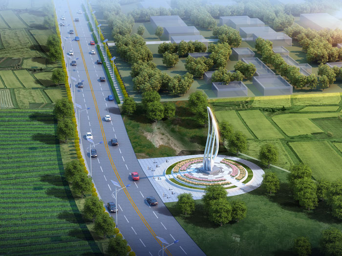 洛陽(yáng)市洛龍區(qū)關(guān)圣街關(guān)林廣場(chǎng)道路景觀設(shè)計(jì)